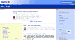 Desktop Screenshot of poetryx.com